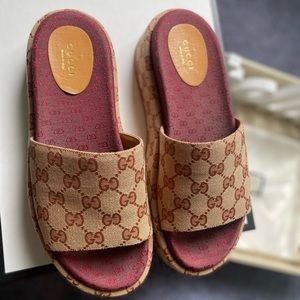 Gucci Women's Angelina Platform Slide Sandals